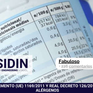 Curso Reglamento (UE) 1169/2011 y Real Decreto 126/2015: Etiquetado y Alérgenos