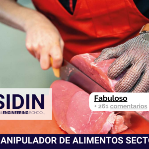 Curso de Manipulador de Alimentos Sector Cárnico