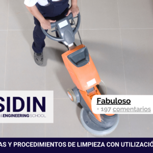 Curso de Técnicas y Procedimientos de Limpieza con Utilización de Maquinaria