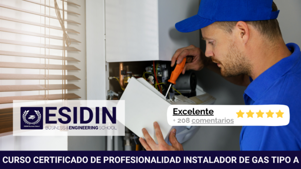 Curso Certificado de Profesionalidad Instalador de Gas Tipo A